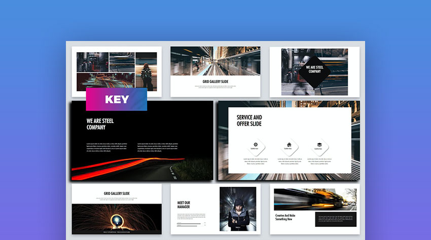 Steel - Business Keynote Template